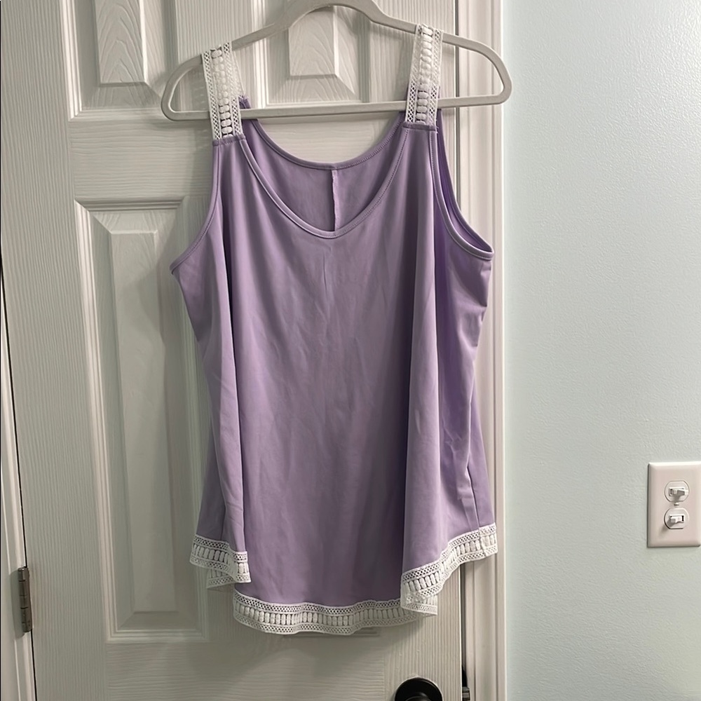 Pretty purple tank